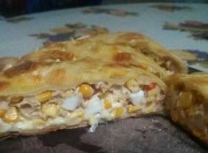 Una foto de Tarta de choclo y atún