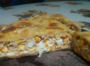 Una foto de Tarta de choclo y atún