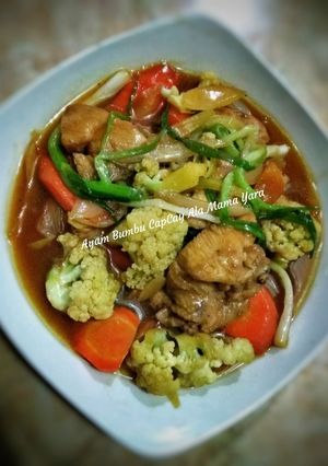 Foto resep Ayam Bumbu Capcay