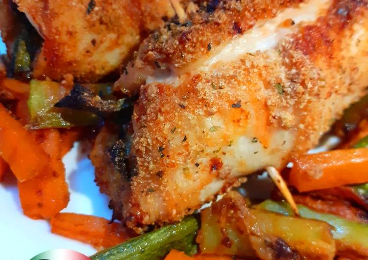 Involtini di pollo con verdure