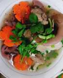 Nui lứt nấu khoanh giò