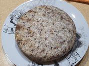 Una foto de arepa saludable