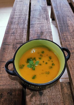 Una foto de Sopa crema de verduras