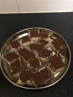 A picture of Chocolate barfi.