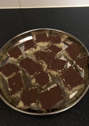 A picture of Chocolate barfi.