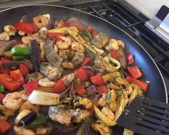 Ultimate Cooking Recipe Sea food Stir Fry Savory Delicious