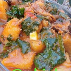 A picture of Yam porridge.