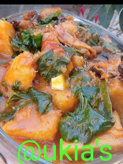 A picture of Yam porridge.