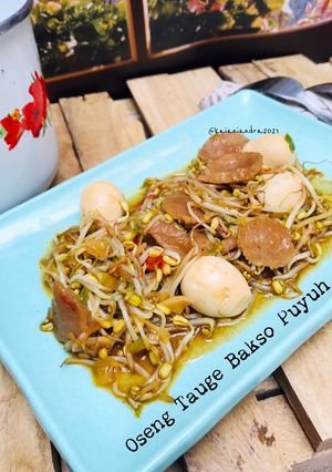 Foto resep Oseng Tauge Bakso Puyuh