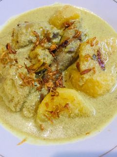 Foto resep Opor ayam kampung no santan