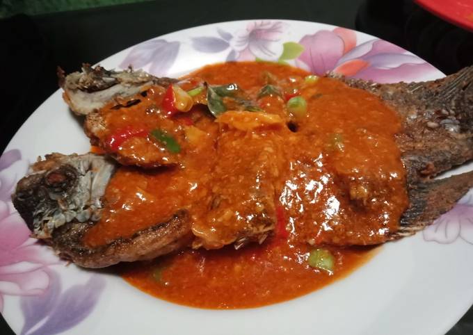 Resep Ikan Gurame Saus Padang - Berbagai Gurame Saus Di Restoran Kampoeng Bamboe Fresh Dan Enak ...
