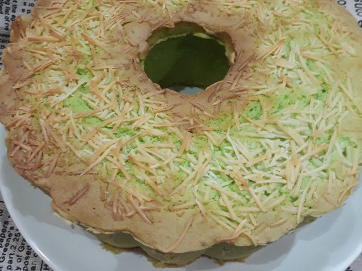 Resep Bolu Pandan Keju Anti Gagal