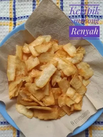 Cara Mudah Membuat Resep #362. Keripik Singkong Renyah yang Lezat Anti Ribet, Mantap Sekali