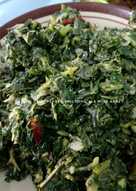 Tumis Daun Pepaya+Singkong (Tanpa Terasi)