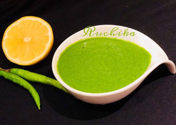 Recipe of Vegan Green chutney
