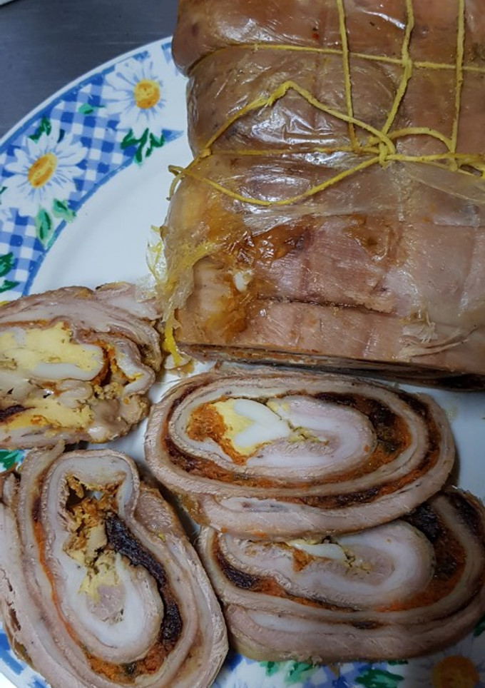 Una foto de Matambre arrollado
