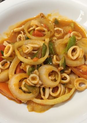Foto resep Cumi saus padang