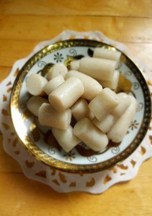 Foto resep Cheese Garaeddeok - Korean Rice cake with cheese