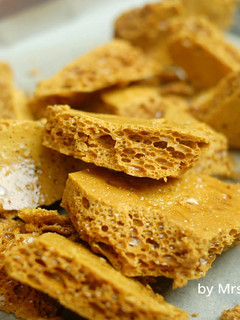 焦糖蜂巢脆餅Honeycomb[免烤箱] 的食譜成品照片