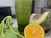 Gambar jus melon kelapa