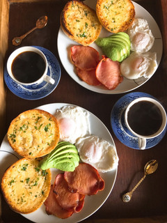 A picture of Pan-poached egg.