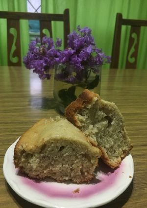 Una foto de Torta de banana y naranja vegan!