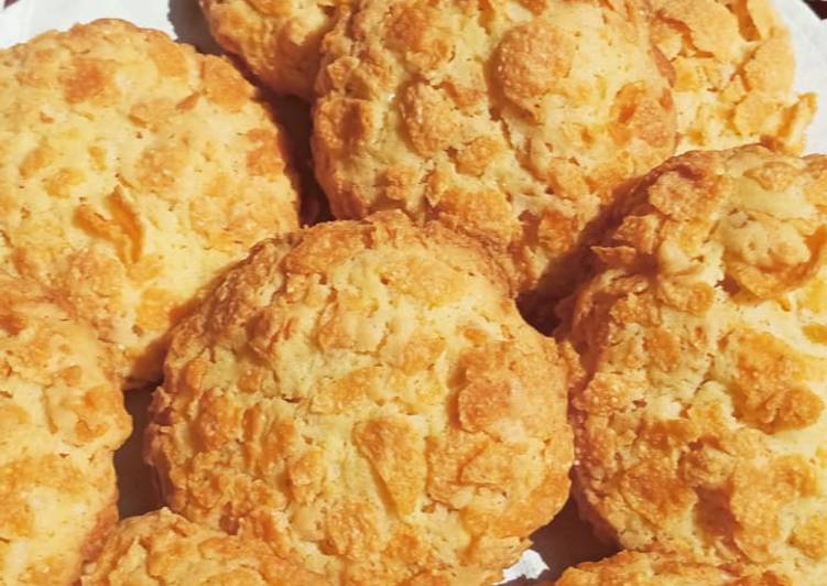 Langkah Mudah untuk Membuat Corn flakes cookies yang Lezat Sekali