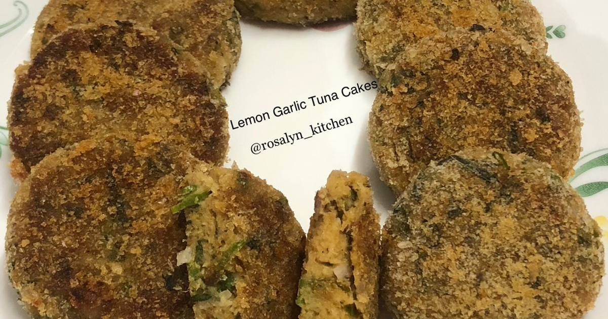 Lemon Garlic Tuna Cakes Recipe by Rosalyn_Kitchen Cookpad