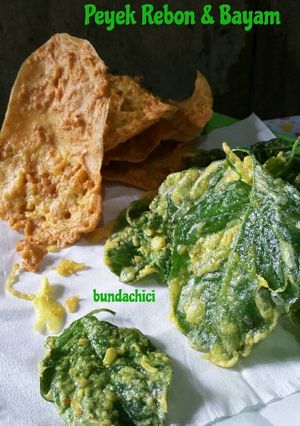 Foto resep Peyek Rebon & Bayam