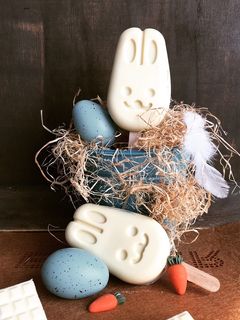 Une photo de Pops cake lapin