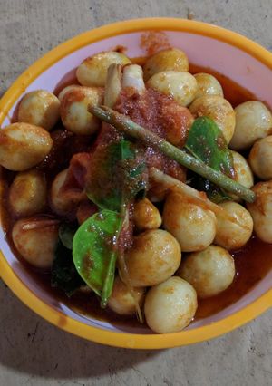 Foto resep Telur Puyuh Balado #TantanganAkhirTahun #MasakdiTahunBaru