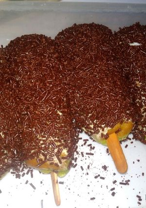 Foto resep Donut paha ayam (donut pandan)