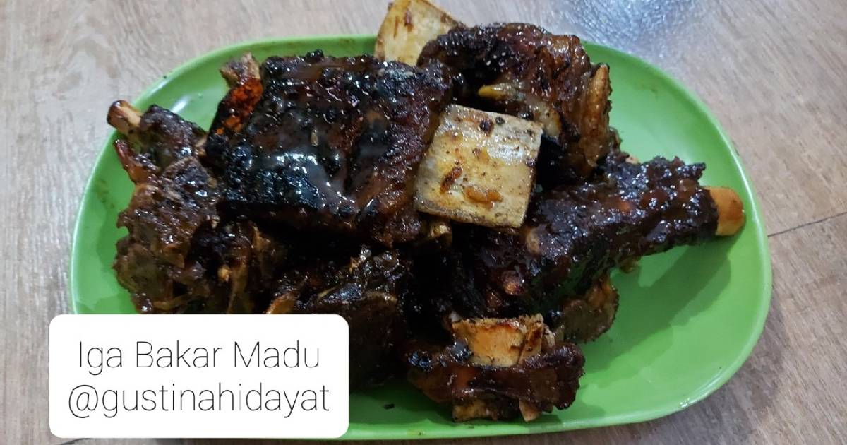 Resep Iga Bakar Madu Oleh Gustina Hidayat Cookpad