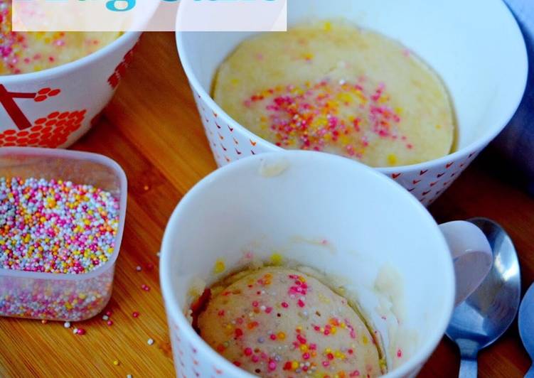 Eggless Funfetti Mug Cake Recipe