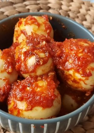 Foto resep Telur balado kayak di warteg