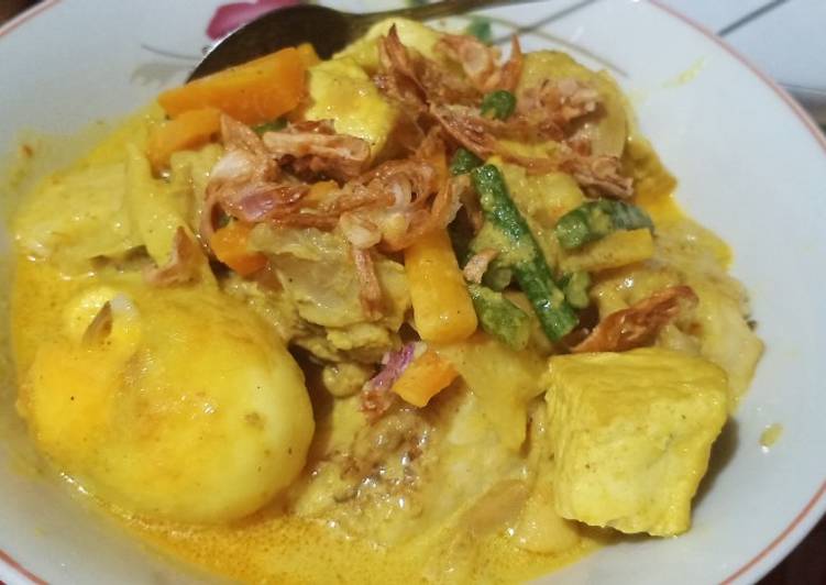 Sayur kacang panjang /sayur santan / sayur lontong