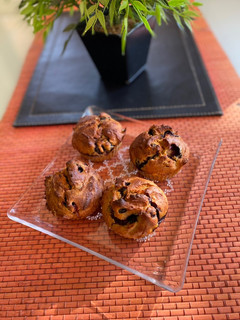 Una foto de Muffin de arándano hiper proteico 💪