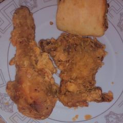 A picture of KFC chicken.