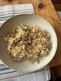 Arroz con carne picada