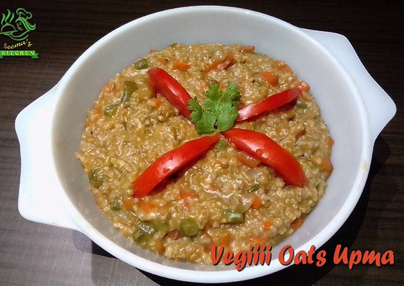 Vegetable Oats Upma Recipe