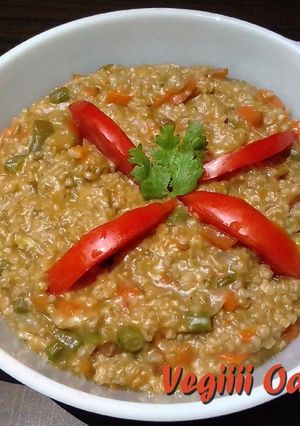 A picture of Vegetable Oats Upma Recipe.