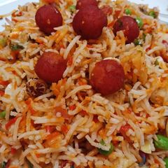 A picture of Moti pulao.
