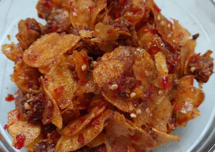 Kentang Kriuk Pedas Manis