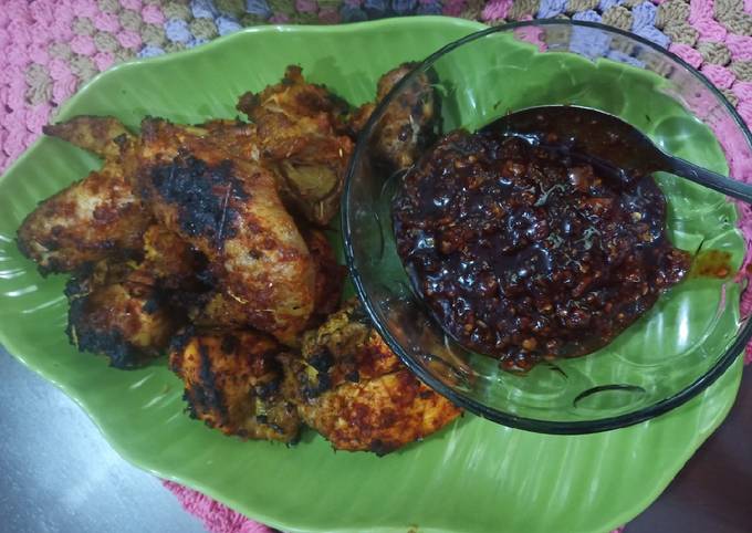 Ayam bakar bumbu kecap