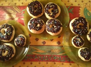 Una foto de Donuts vegan horneadas!