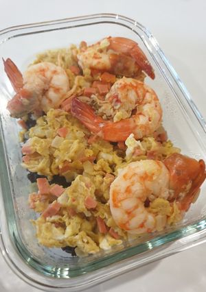 รูปของ ไข่ข้น กุ้ง+โบโลน่า