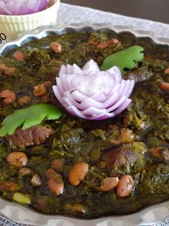 عکسی از دستور خورشت قورمه سبزی