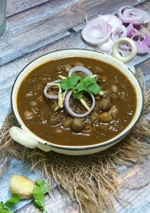 A picture of Amritsari Chole.
