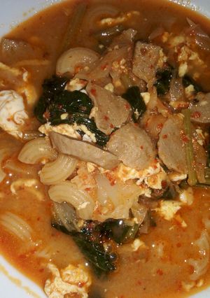 Foto resep Seblak makaroni bakso simpel
