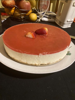 Una foto de Cheesecake sin horno🍰❤️